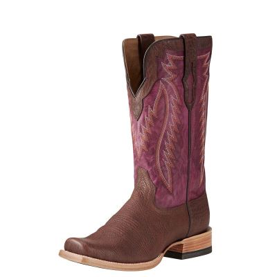 Ariat Western: Relentless Prime Botas Western Hombre - Marrones / Moradas (TXUMP9451)